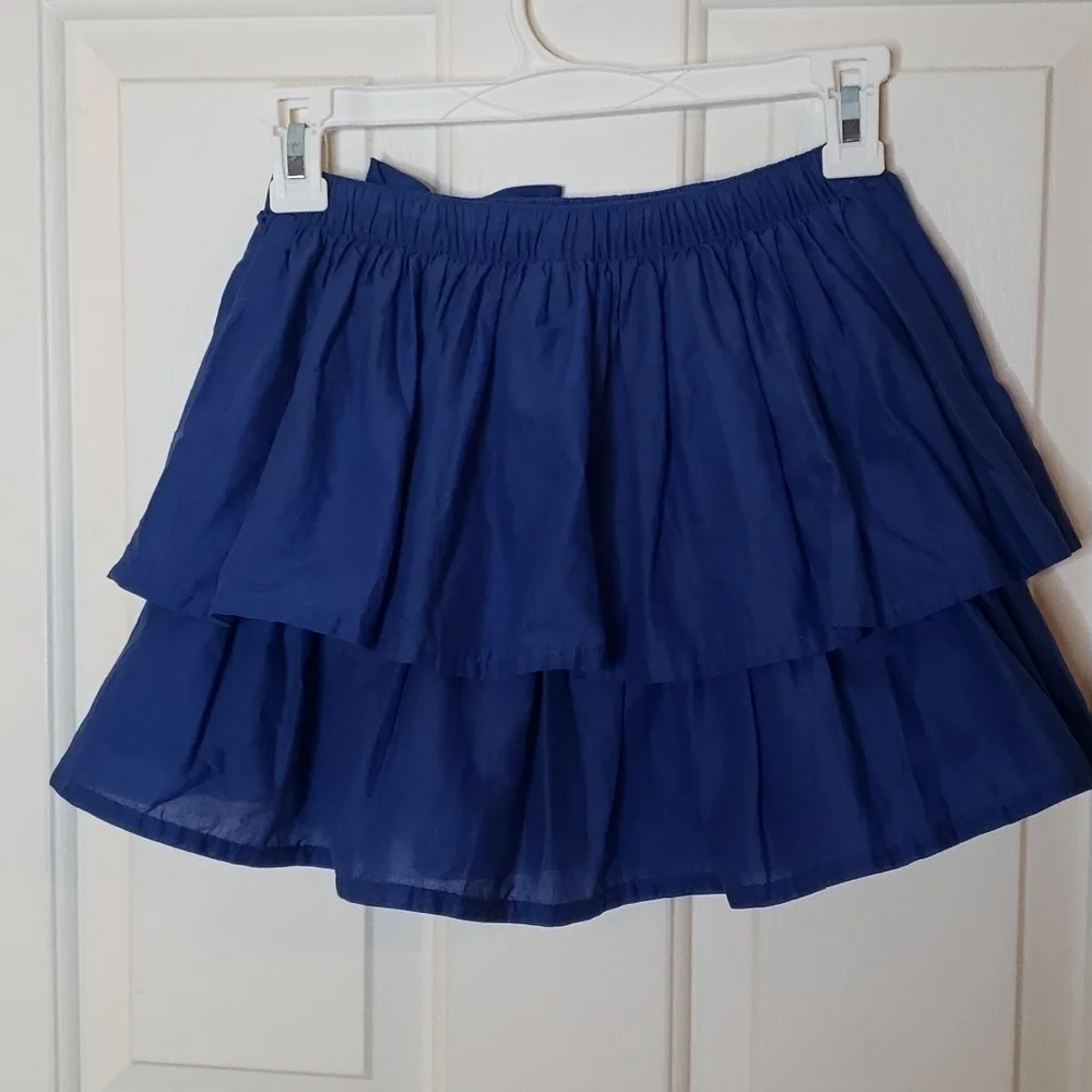 Gymboree Blue Ruffle Skirt Size 8